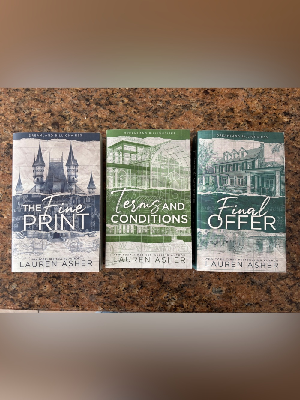 Lauren Asher Dreamland Billionaires 3 Book Set Romance